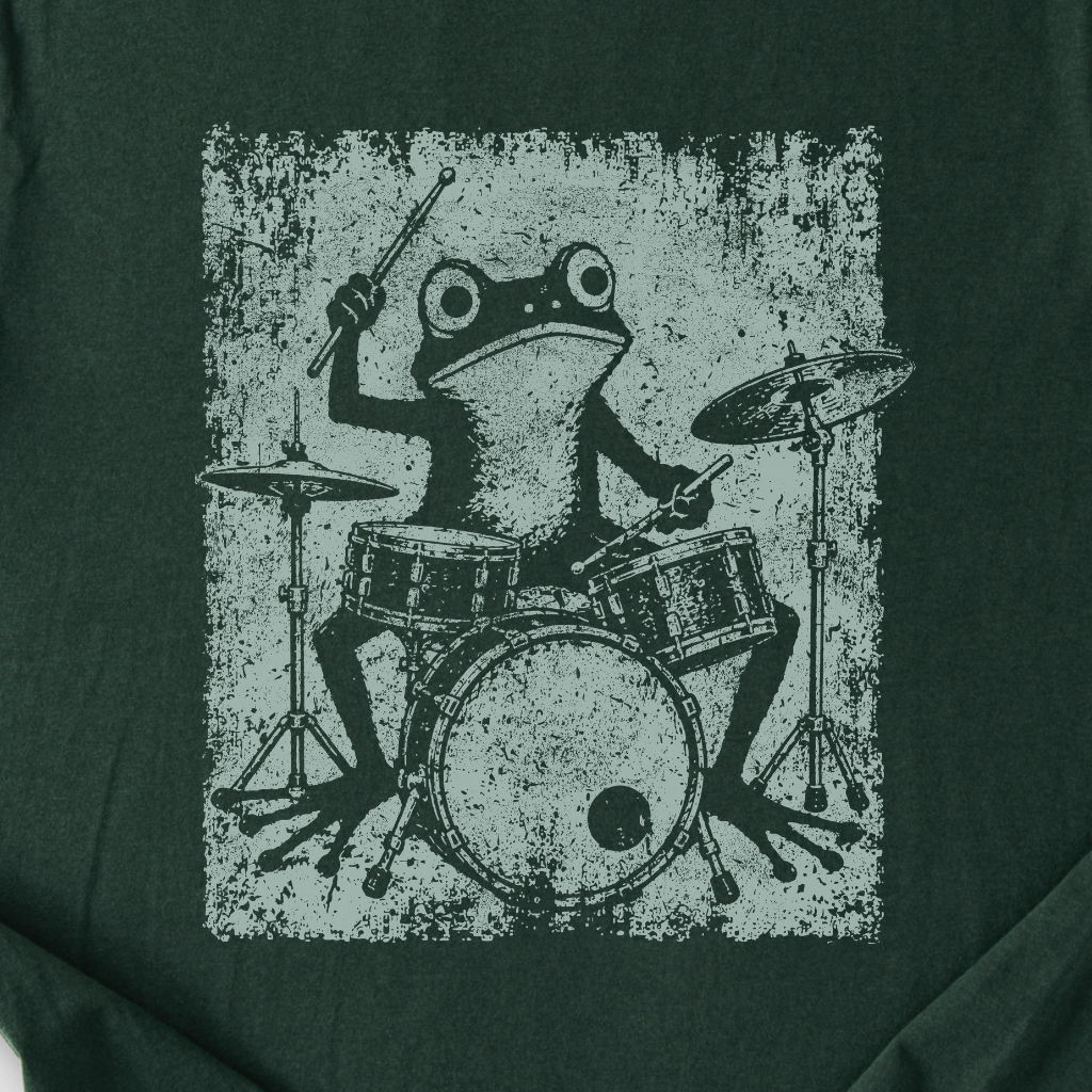 Frog Beats Drum T-Shirt