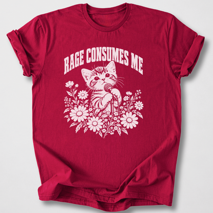 Rage Consumes Me Singer T-Shirt
