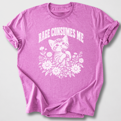 Rage Consumes Me Singer T-Shirt