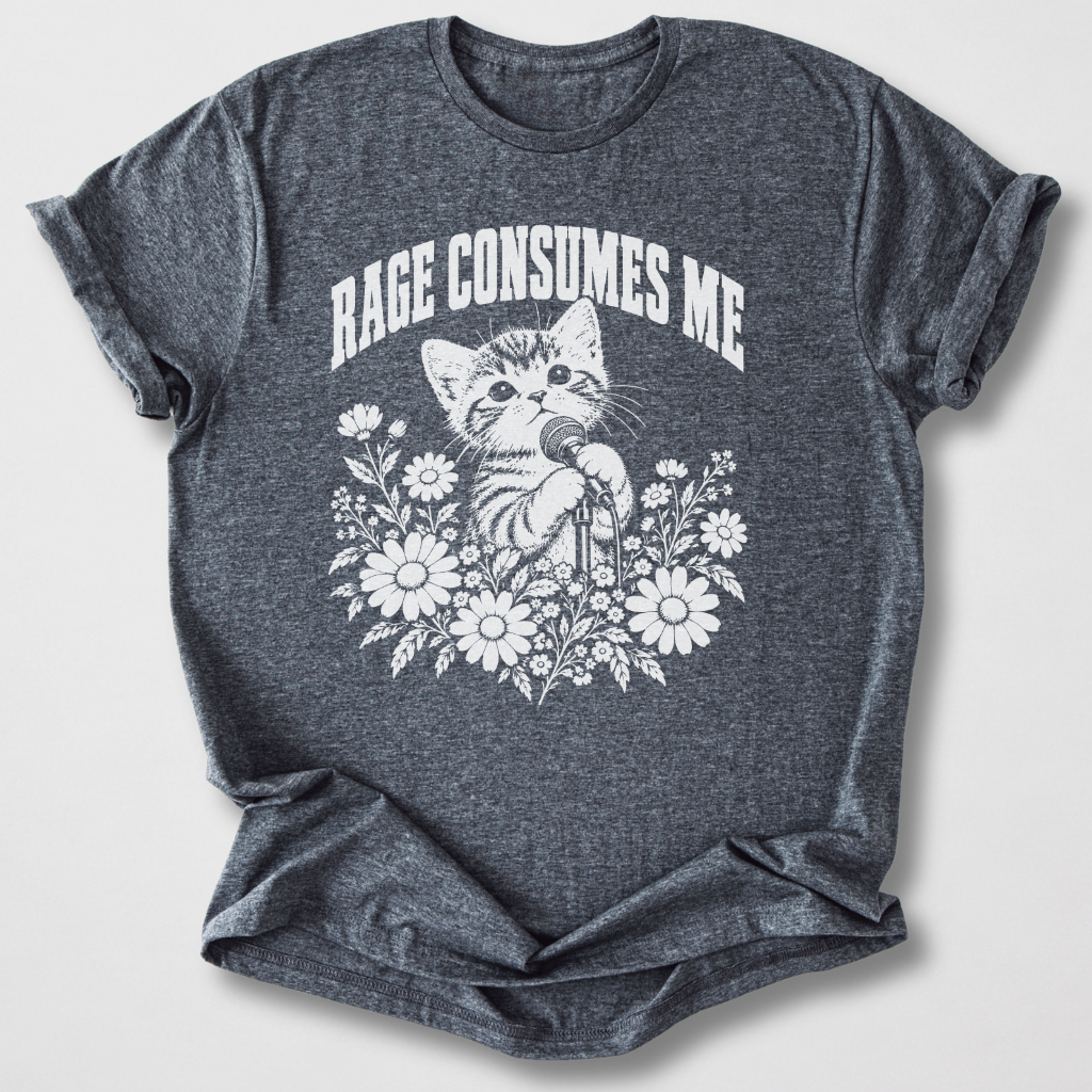 Rage Consumes Me Singer T-Shirt