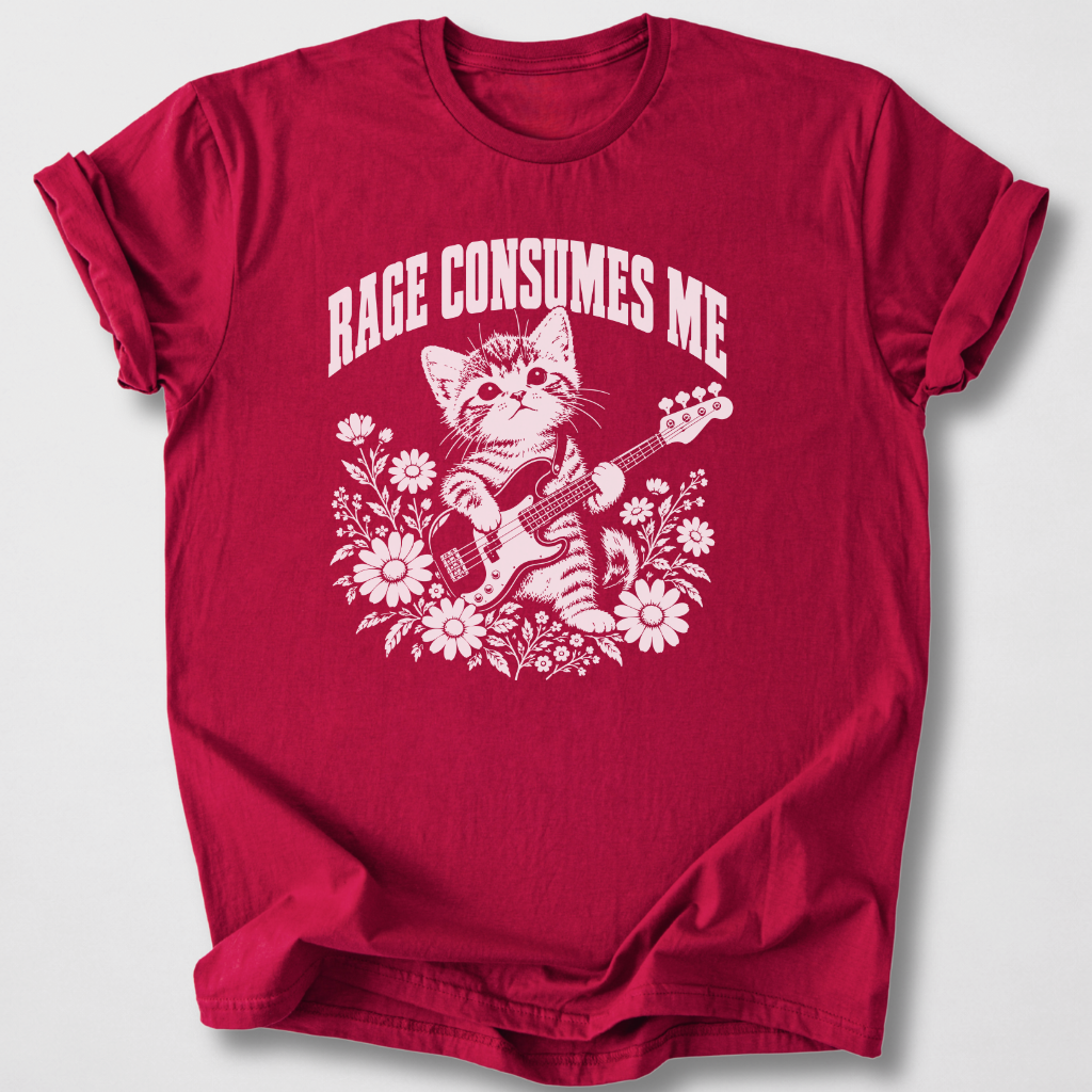Rage Consumes Me Bass T-Shirt