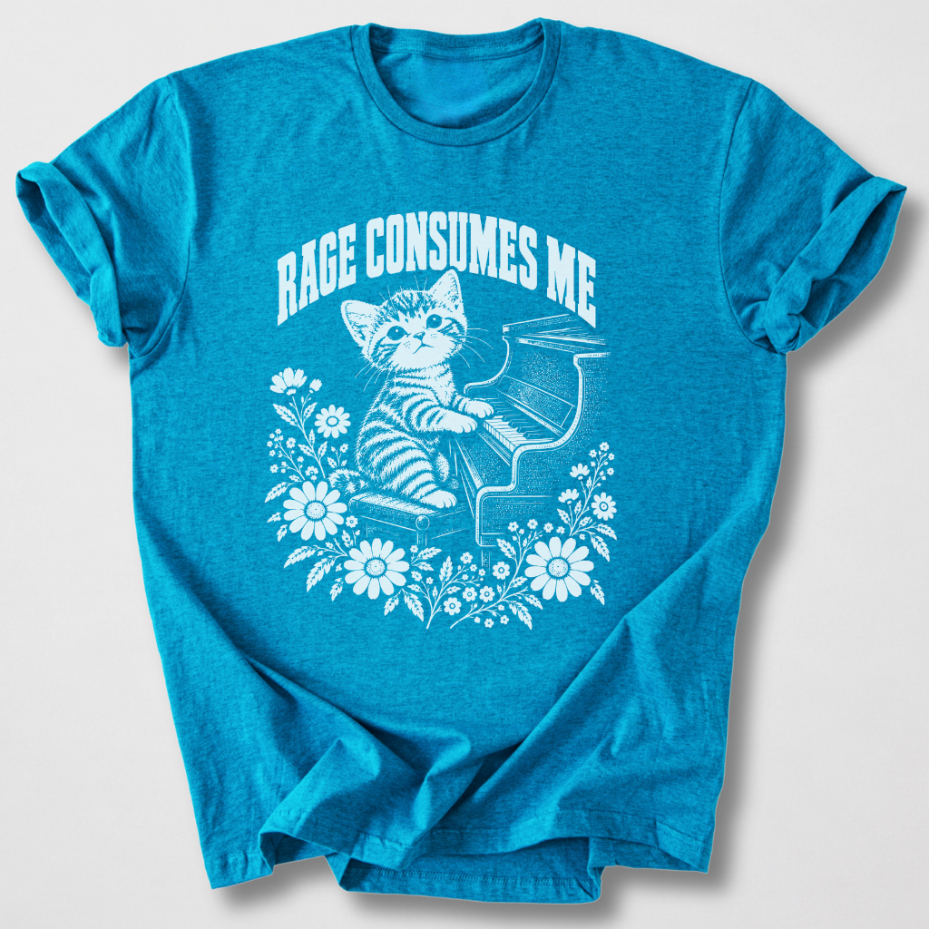 Rage Consumes Me Piano T-Shirt