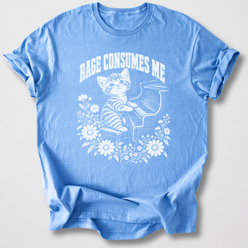 Rage Consumes Me Piano T-Shirt