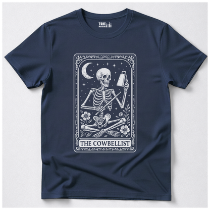 The Cowbellist Tarot Card T-Shirt