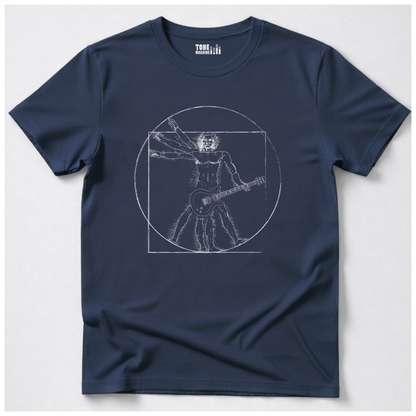 Vitruvian Guitar Man T-Shirt