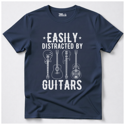 Easily Distracted By Guitars T-Shirt