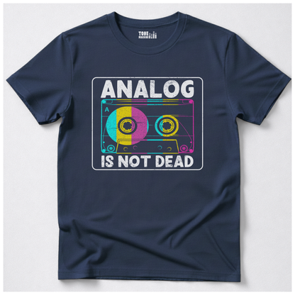 Analog Is Not Dead Cassette Retro T-Shirt