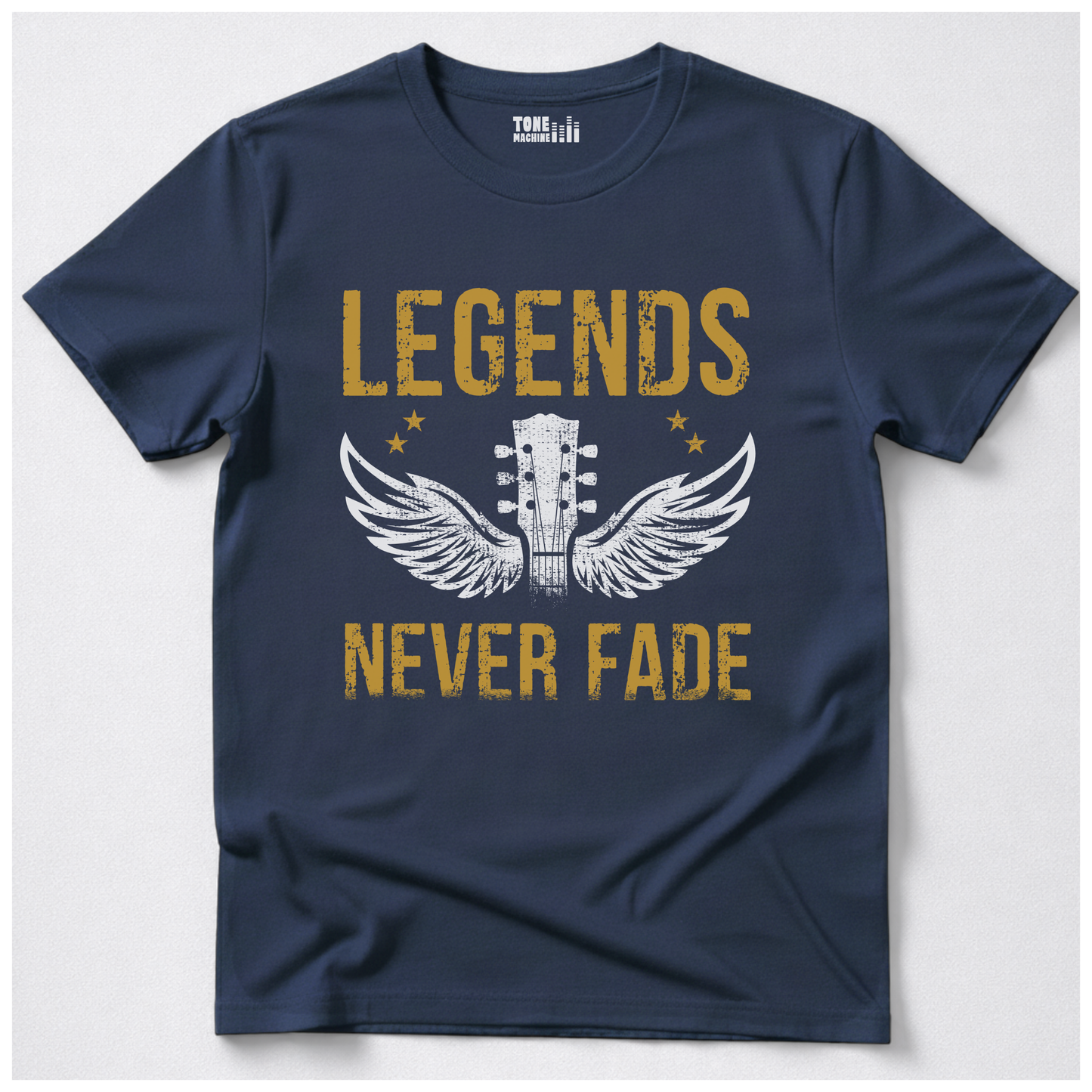 Legends Never Fade Guitar T-Shirt