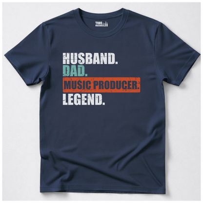 Husband Dad Music Producer Legend T-Shirt