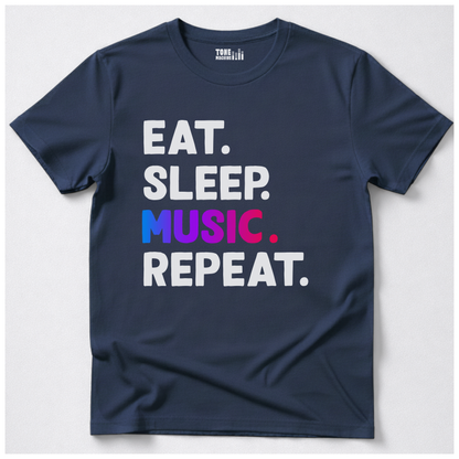 Eat Sleep Music Repeat T-Shirt