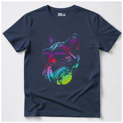 Raver Cat DJ T-Shirt