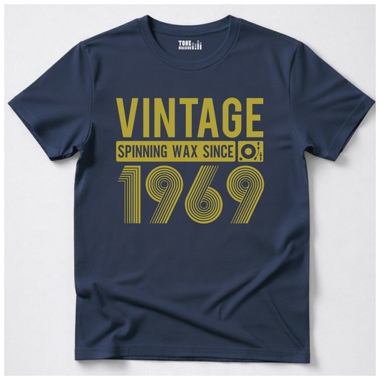 Spinning Wax Since 1969 Vinyl T-Shirt