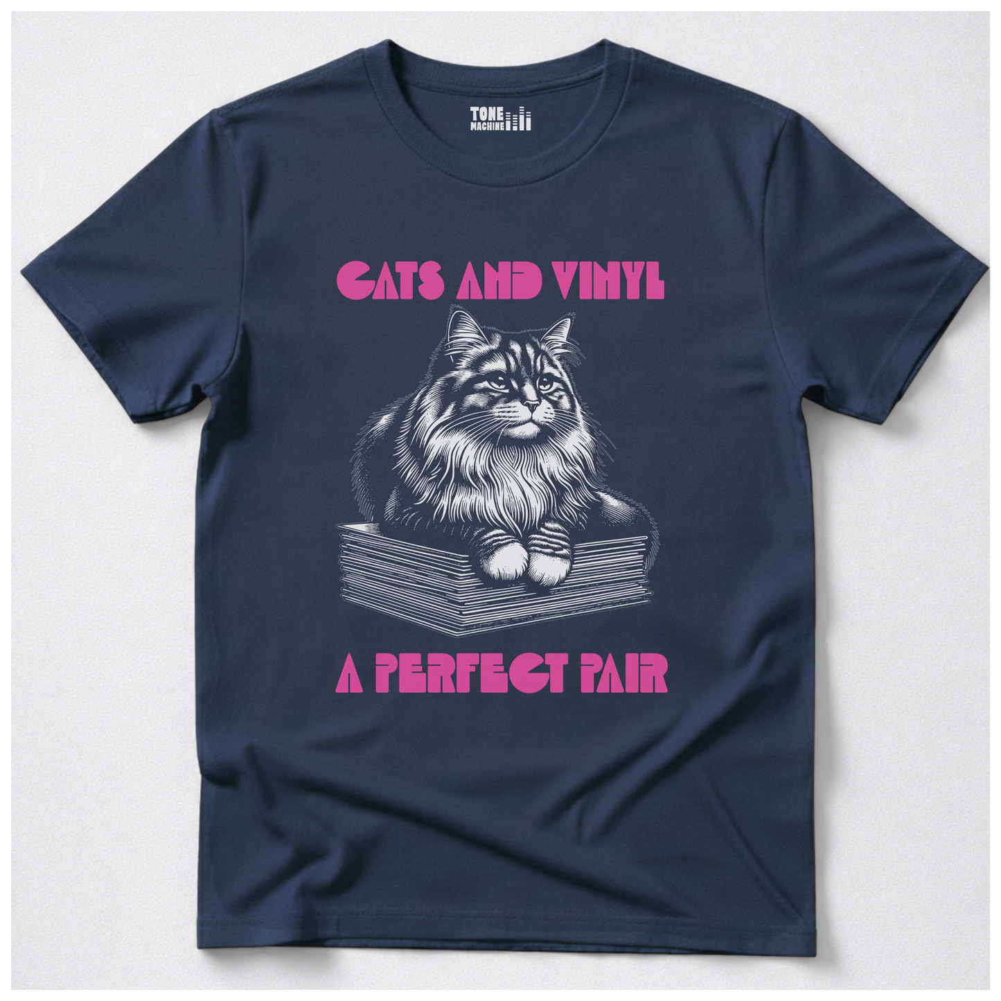 Cats And Vinyl A Perfect Pair T-Shirt