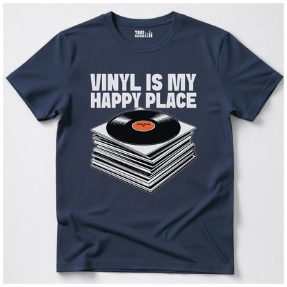 Vinyl Is My Happy Place T-Shirt
