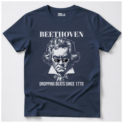 Beethoven Dropping Beats T-Shirt