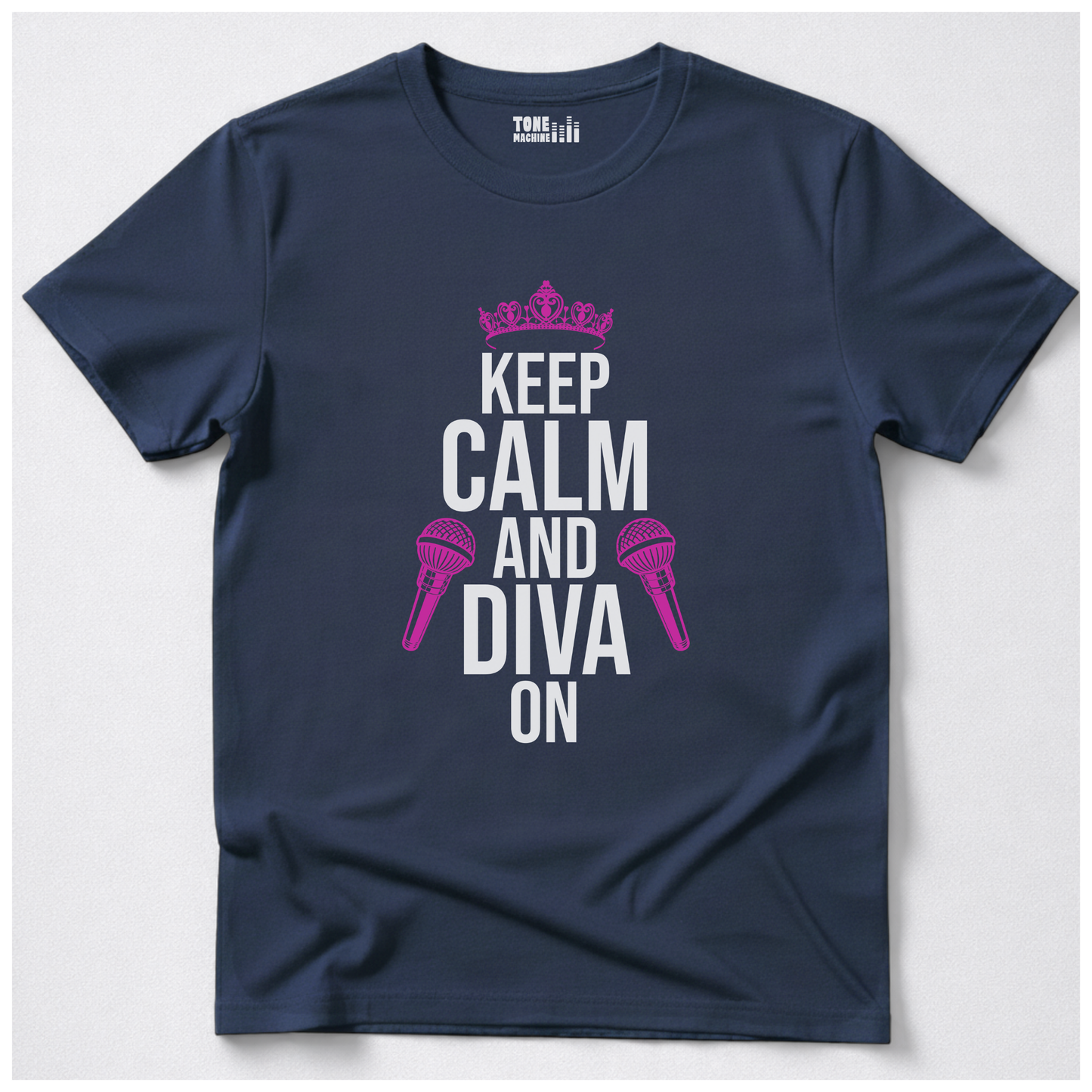 Keep Calm And Diva On Singer T-Shirt