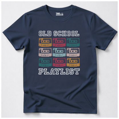 Old School Playlist Cassette Retro T-Shirt