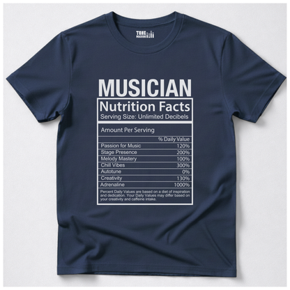 Musician Nutrition Facts T-Shirt