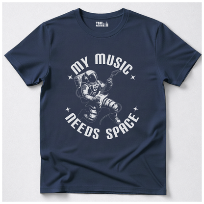 My Music Needs Space Guitar T-Shirt