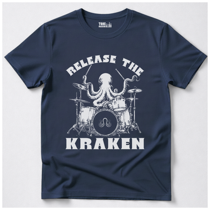 Release The Kraken Drum T-Shirt