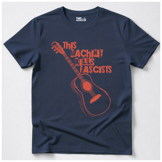 This Machine Kills Fascists Guitar T-Shirt
