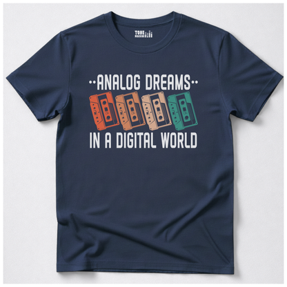 Analog Dreams Cassette Retro T-Shirt