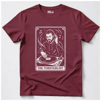 The Turntablist Tarot Card T-Shirt