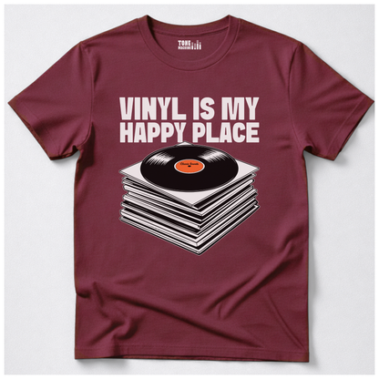 Vinyl Is My Happy Place T-Shirt