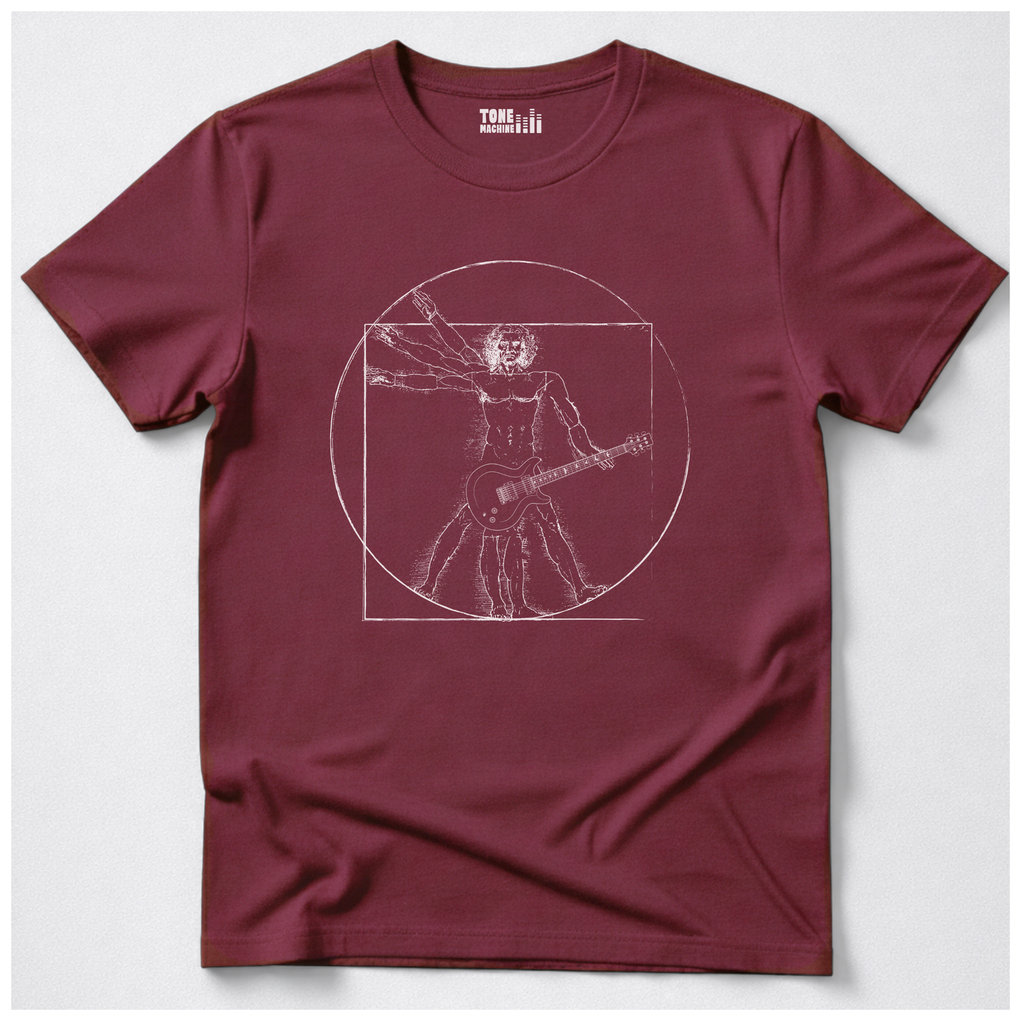 Vitruvian Guitar Man T-Shirt