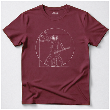 Vitruvian Guitar Man T-Shirt