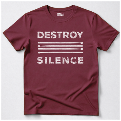Destroy Silence Drum T-Shirt