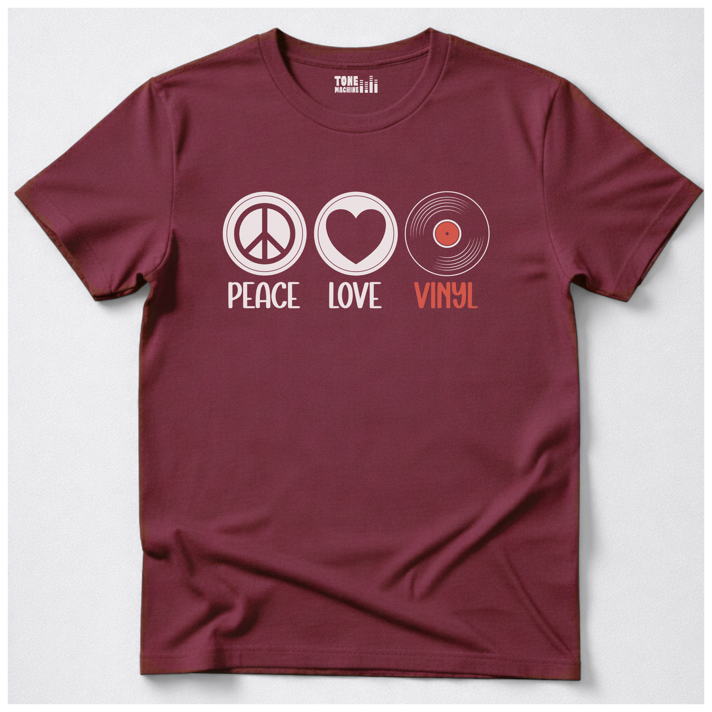 Peace Love Vinyl T-Shirt