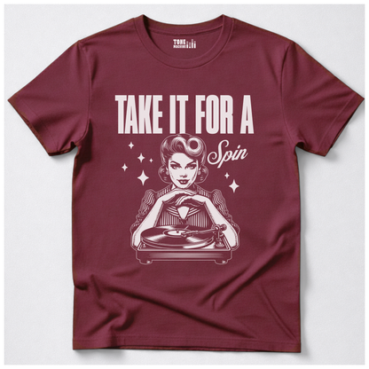 Take It For A Spin Vinyl T-Shirt