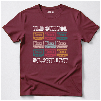 Old School Playlist Cassette Retro T-Shirt