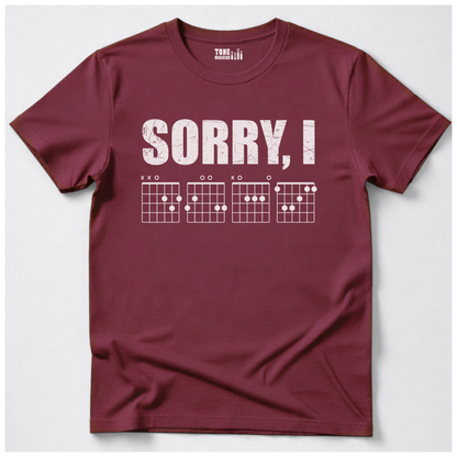 Sorry, I DGAF Guitar T-Shirt