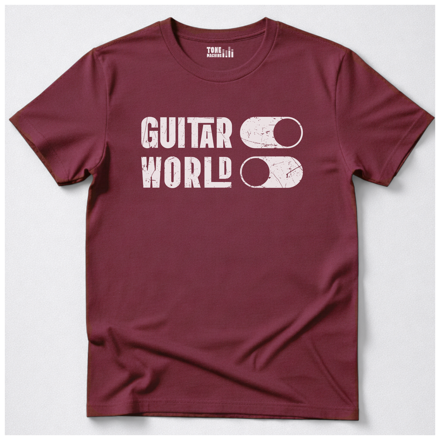 Guitar On World Off T-Shirt