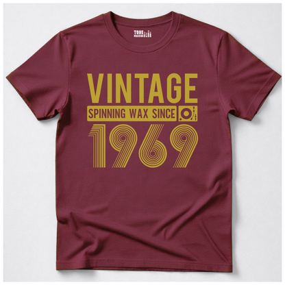 Spinning Wax Since 1969 Vinyl T-Shirt