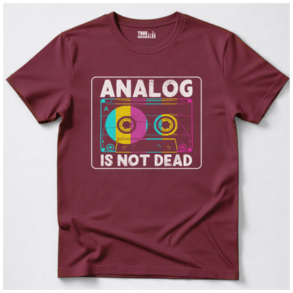 Analog Is Not Dead Cassette Retro T-Shirt