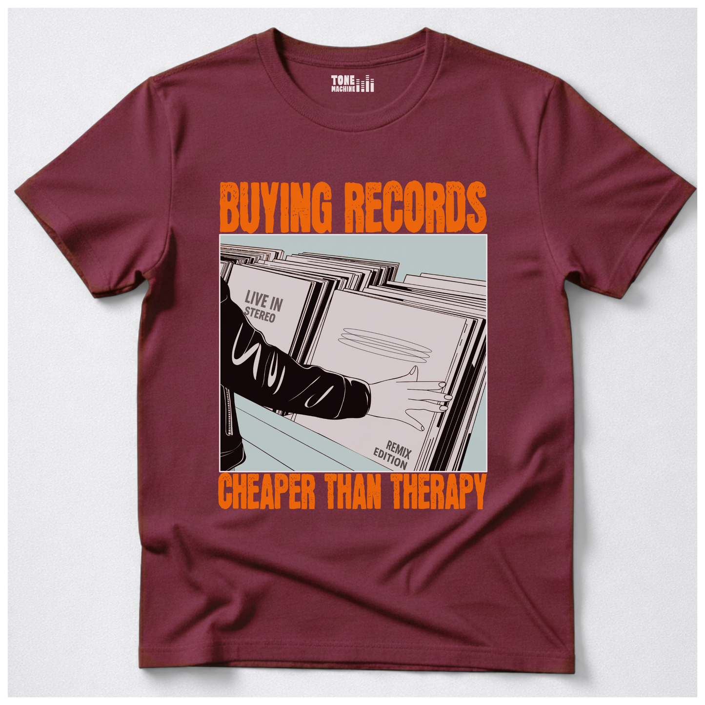 Buying Records Cheaper Than Therapy T-Shirt