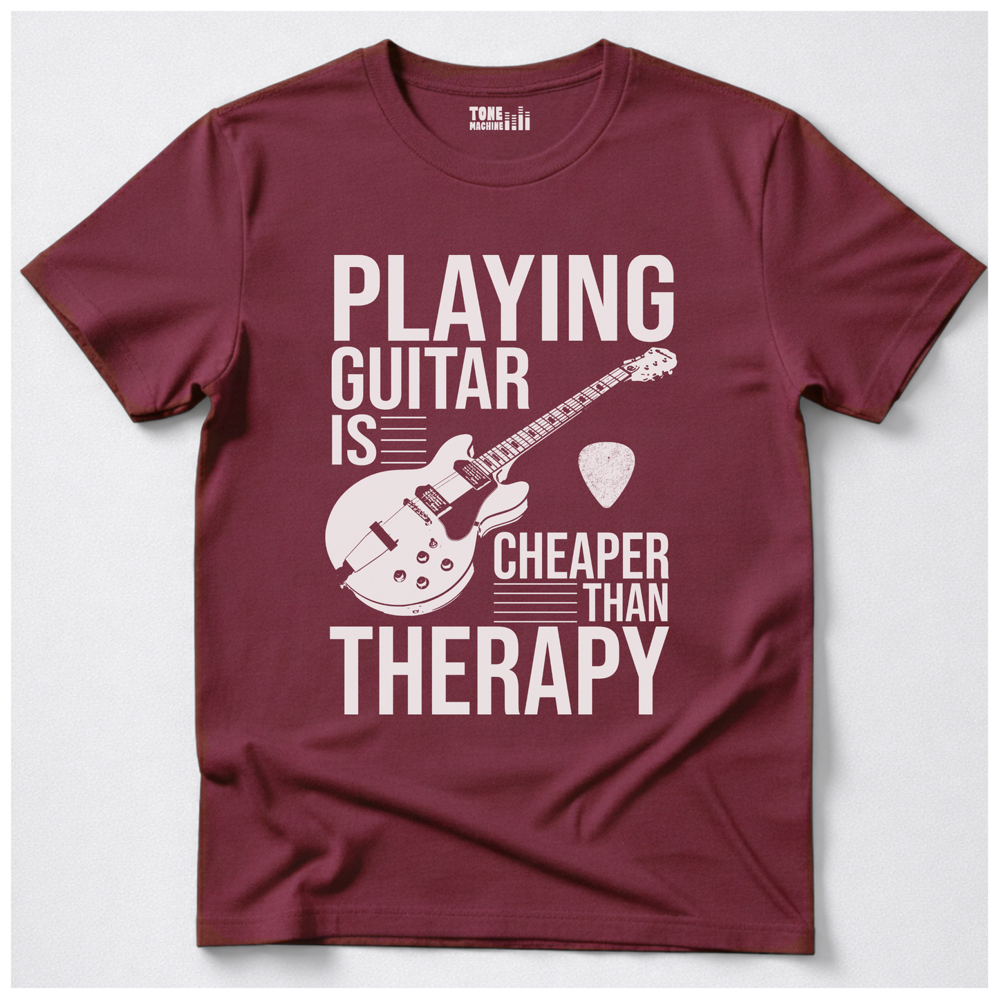 Playing Guitar Is Cheaper Than Therapy T-Shirt