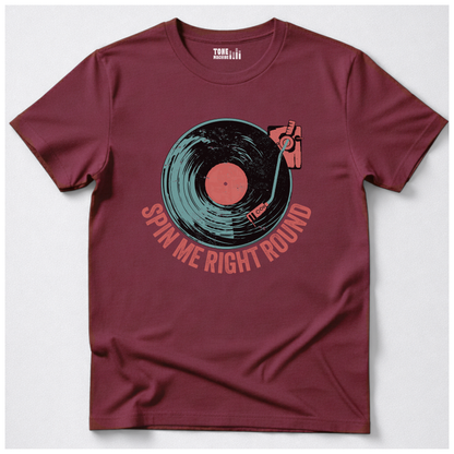 Spin Me Right Round Vinyl T-Shirt