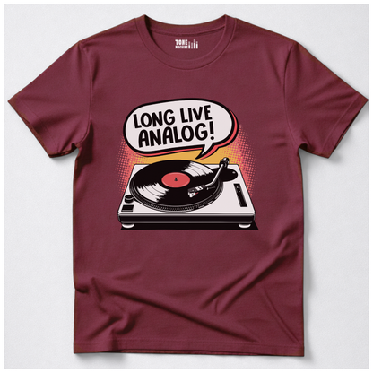 Long Live Analog Vinyl T-Shirt