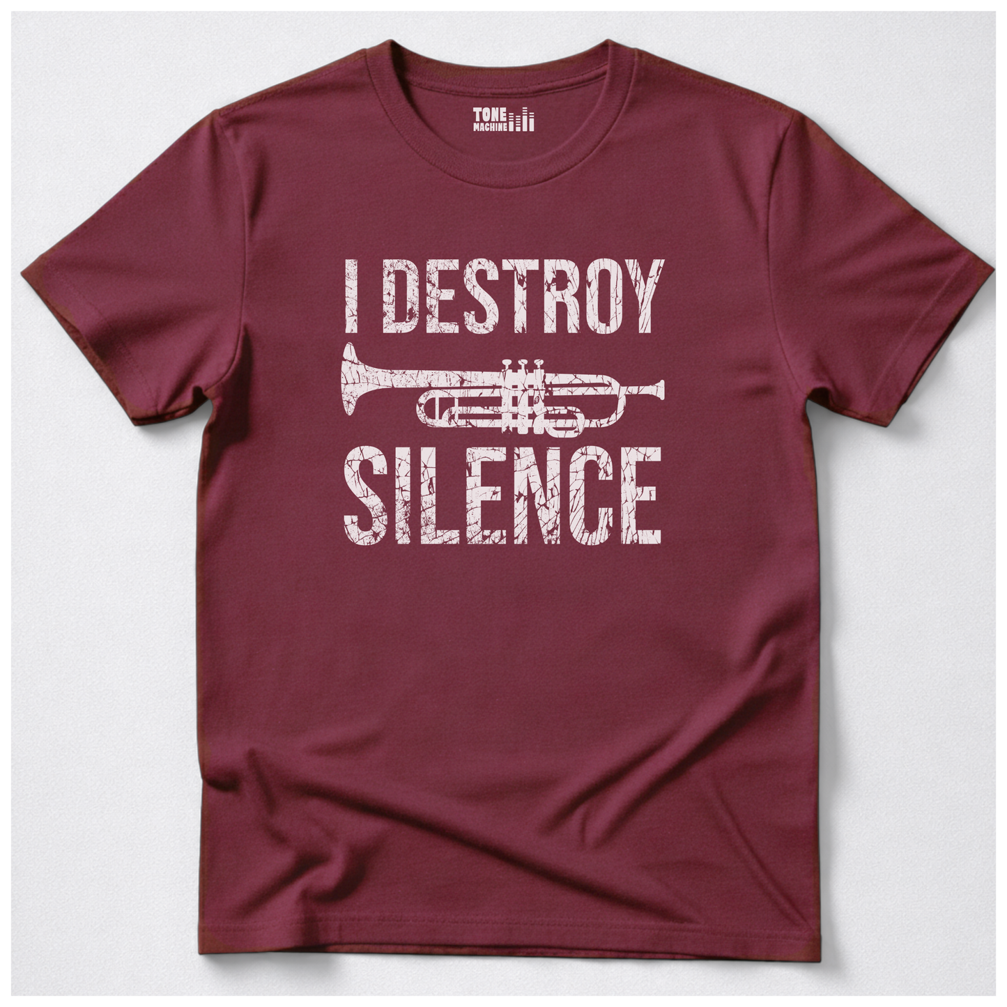 I Destroy Silence Trumpet T-Shirt