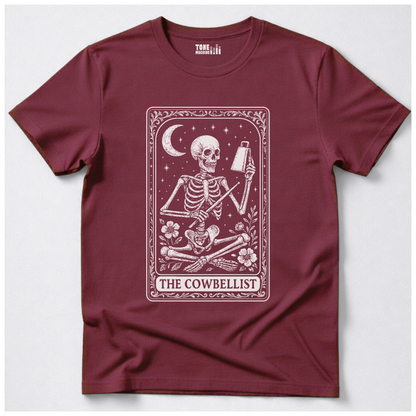 The Cowbellist Tarot Card T-Shirt