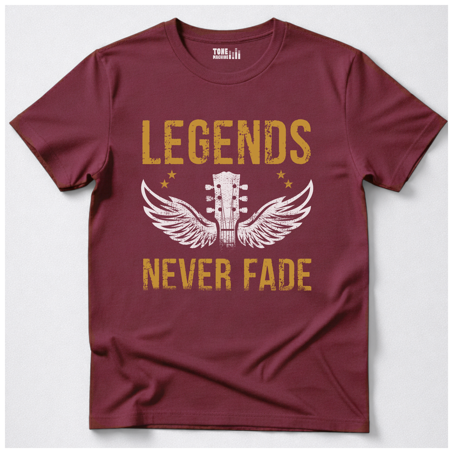 Legends Never Fade Guitar T-Shirt