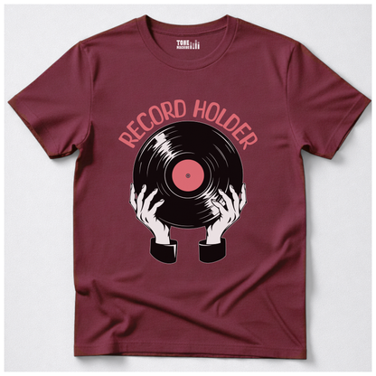 Record Holder Vinyl T-Shirt