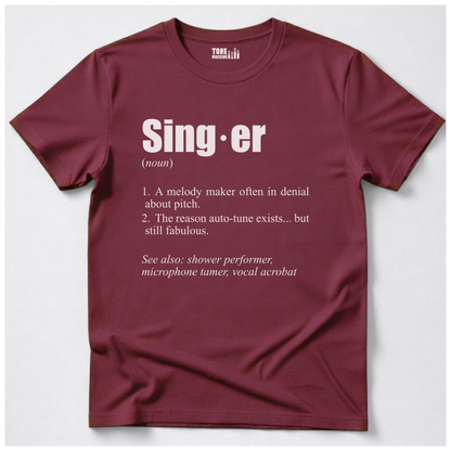 Singer Definition T-Shirt