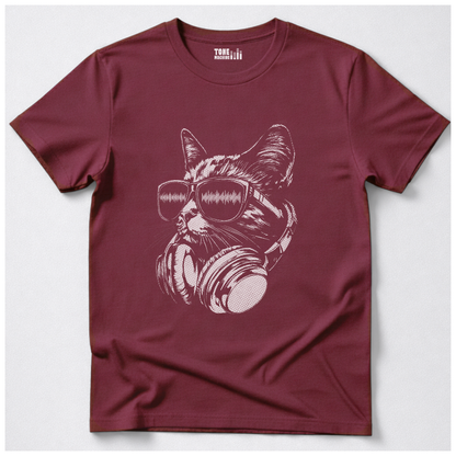Raver Cat DJ T-Shirt