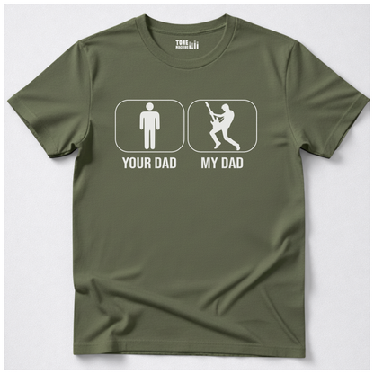 Your Dad My Dad Guitar Player T-Shirt