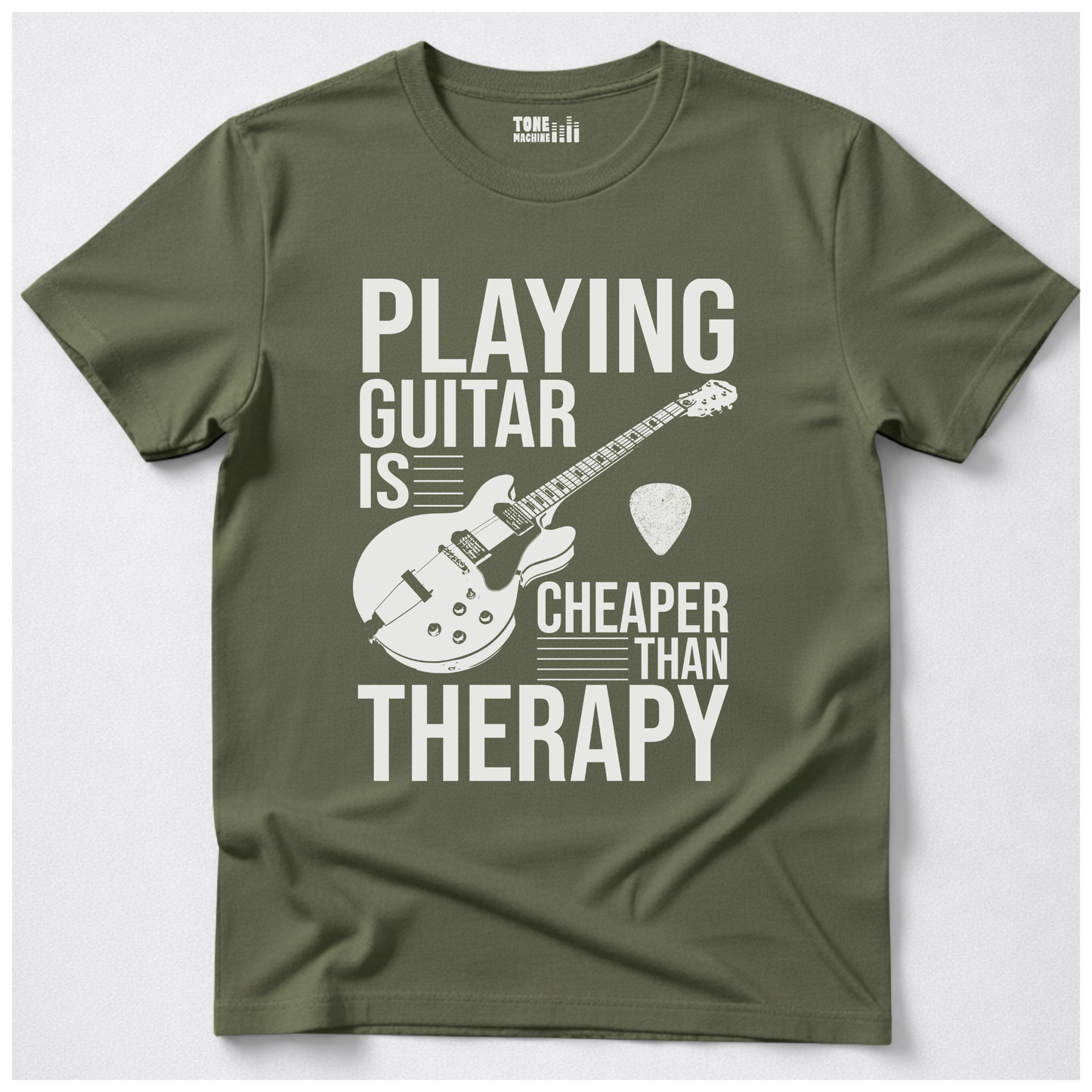 Playing Guitar Is Cheaper Than Therapy T-Shirt